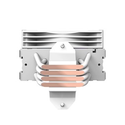 RAIDMAX AM1204W ARGB 120mm fehér hőfok kijelzős processzor hűtő
