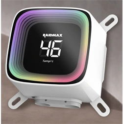 RAIDMAX DIGITAL LD240 ARGB WHITE LCD kijelzős vízhűtés