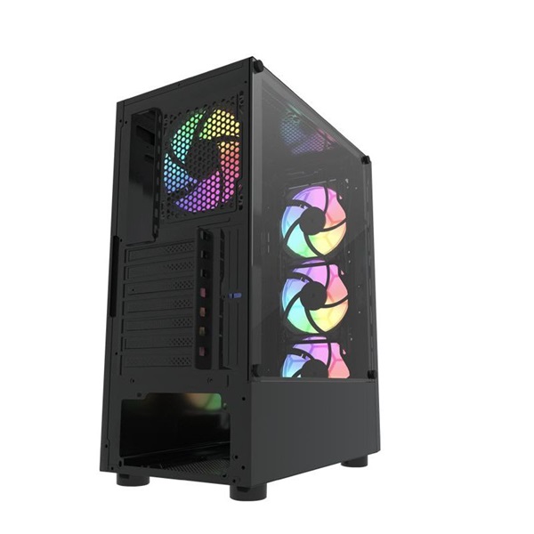 RAIDMAX V152 fekete (táp nélküli) ablakos ATX ház