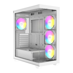 RAIDMAX i800 fehér (táp nélküli) ablakos ATX számítógépház (Újszerű)