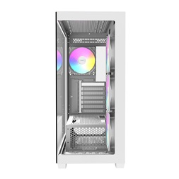 RAIDMAX i800 fehér (táp nélküli) ablakos ATX számítógépház (Újszerű)