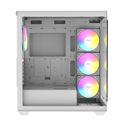 RAIDMAX i800 fehér (táp nélküli) ablakos ATX számítógépház (Újszerű)