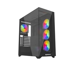 RAIDMAX i800 fekete (táp nélküli) ablakos ATX ház