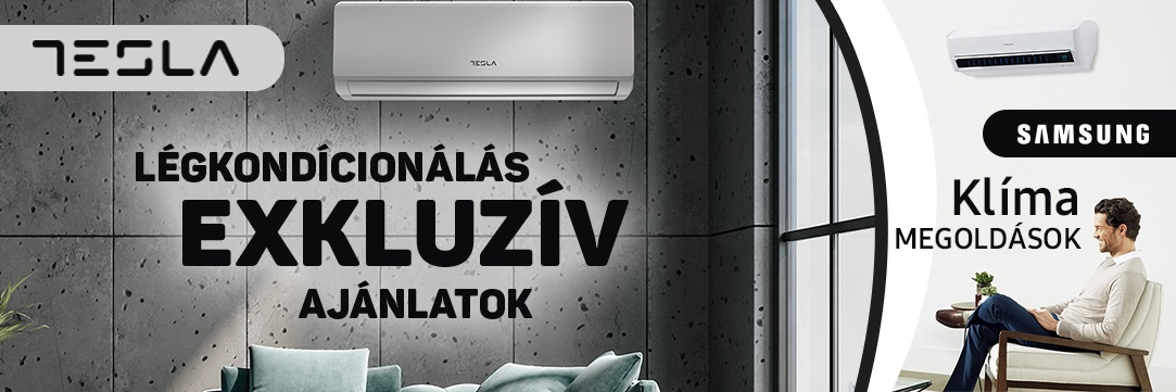 Tesla légkondicionálók a IRIS kínálatában