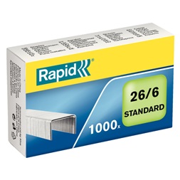 Rapid Standard 26/6 1000db/doboz fűzőkapocs