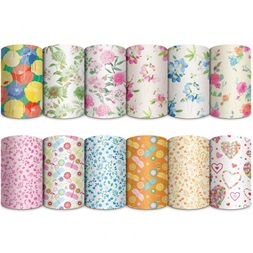 Raso Fantasia-Fiori 200x70cm/tekercs csomagolópapír