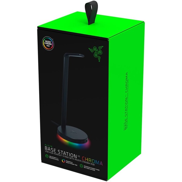 Razer Base Station V2 Chroma headset állvány és USB hub