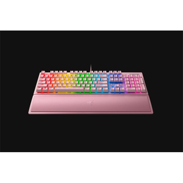 Razer BlackWidow V3 (Green Switch) US Quartz RGB gamer billentyűzet