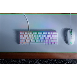 Razer Huntsman Mini Mercury Edition (Purple Switch) US RGB gamer billentyűzet
