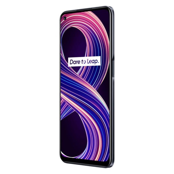 Realme 8 6,5" 5G 4/64GB DualSIM fekete okostelefon (Újszerű)