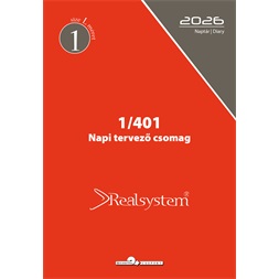 Realsystem 1/401 éves napi beosztású gyűrűs naptár kiegészítő