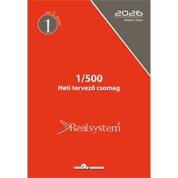 Realsystem 1/500 éves heti beosztású gyűrűs naptár kiegészítő