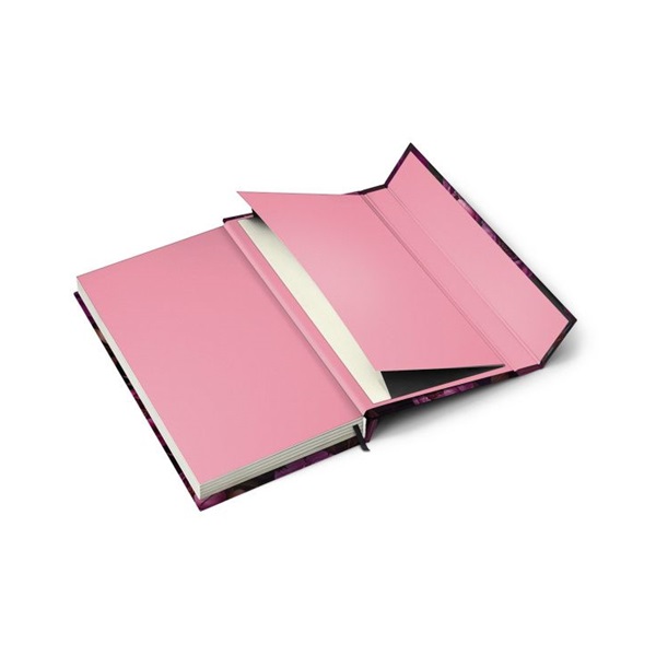 Realsystem 2026 5413 Purple Flowers 13x21cm mágneses zsebnaptár