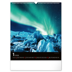 Realsystem 2026 Aurora Borealis 6087 falinaptár