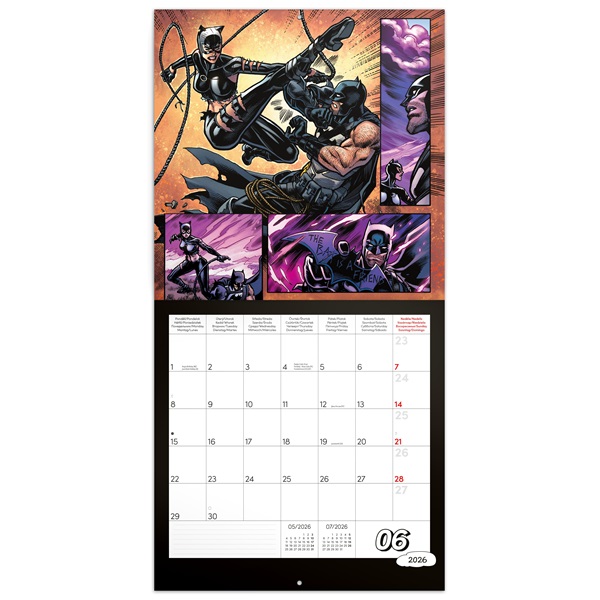 Realsystem 2026 Batman Comics 6096-BC falinaptár