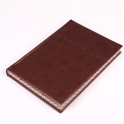 Realsystem 2026 Business 5624-09 B5 napi beosztású élfestéssel bronz határidőnapló