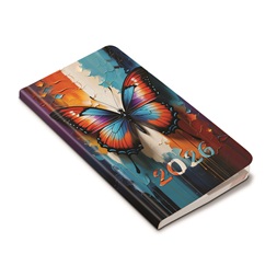 Realsystem 2026 Flexi 5811-83 lepke álló zsebnaptár