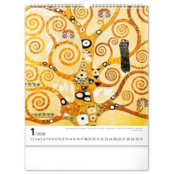 Realsystem 2026 Gustav Klimt 6087-GK falinaptár