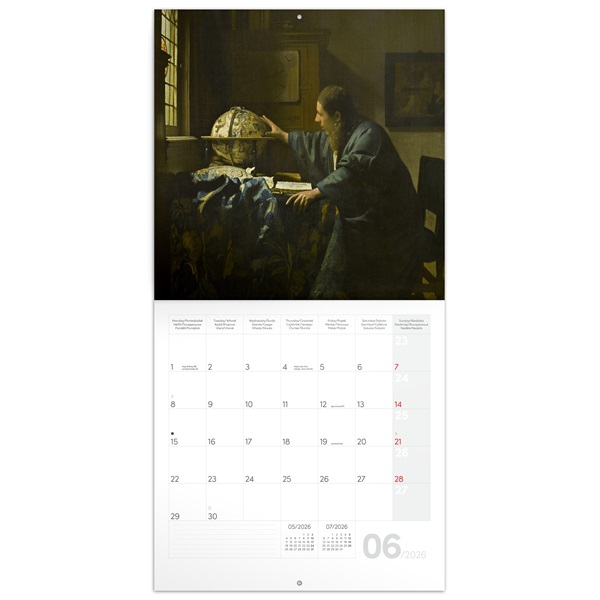 Realsystem 2026 Johannes Vermeer 6097-JV falinaptár