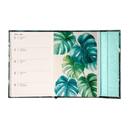 Realsystem 2026 Monstera 5412 B6 mágneses zsebnaptár