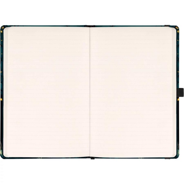 Realsystem 2026 Purple Flowers 5414 13x21 cm gumipántos agenda/notesz