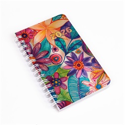 Realsystem 2026 SP3 8811-50 akvarell heti beosztású spirálos mini naptár