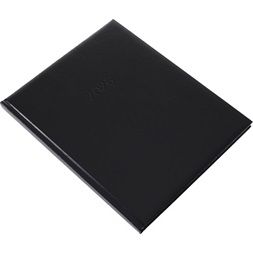 Realsystem 2026 Standard 5211-01 A4S heti beosztású fekete határidőnapló