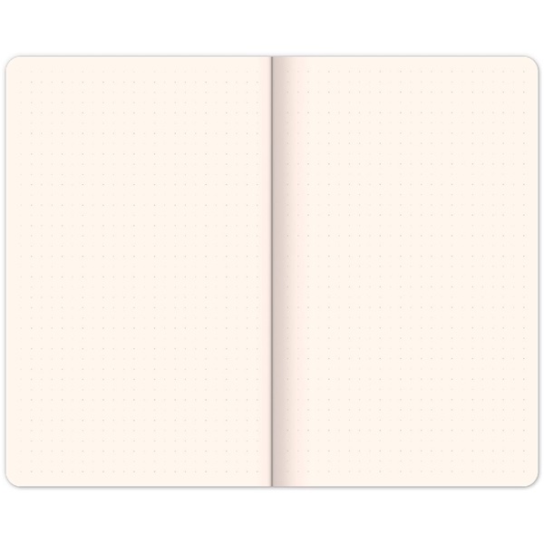 Realsystem Vivella 13 × 21 cm Black pontozott notesz