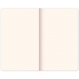 Realsystem Vivella 13 × 21 cm Black pontozott notesz