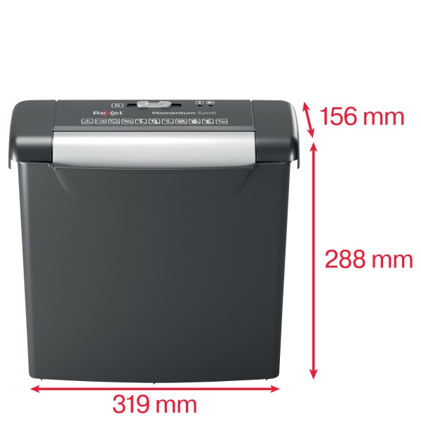 Rexel Momentum S206 iratmegsemmisítő (Újszerű)