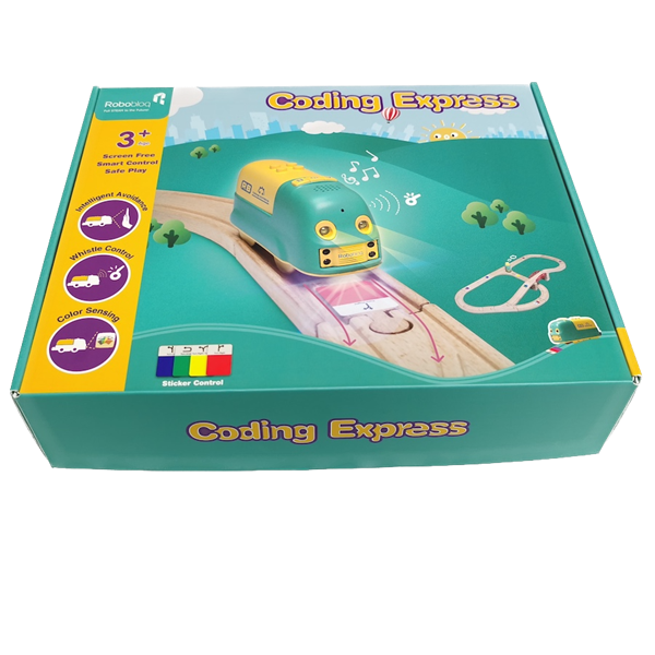 Robobloq Coding Express okosvonat készlet sínpályával