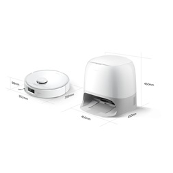 Roborock Qrevo Curv 5A1 fehér robotporszívó