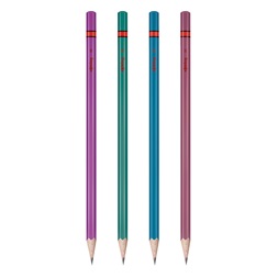Rotring Metallic HB hatszögletű vegyes színű grafitceruza