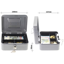 Rottner HomeStar Cash2 ezüst pénzkazetta