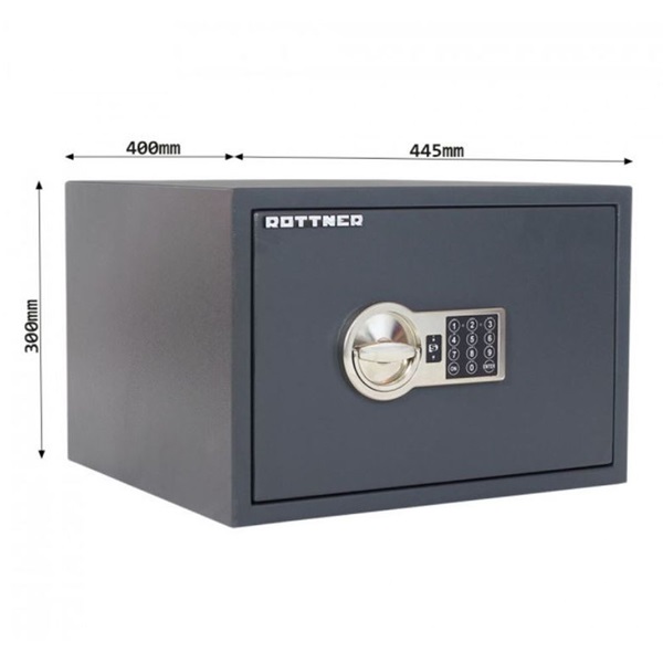 Rottner Power Safe 300 antracit tűzbiztos elektronikus bútorszéf