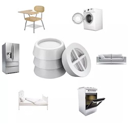 Ruhhy 4 darab mosógép zaj és rezgéscsillapító láb, alátét