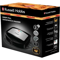 Russell Hobbs 24530-56 Cook@Home inox-fekete szendvicssütő