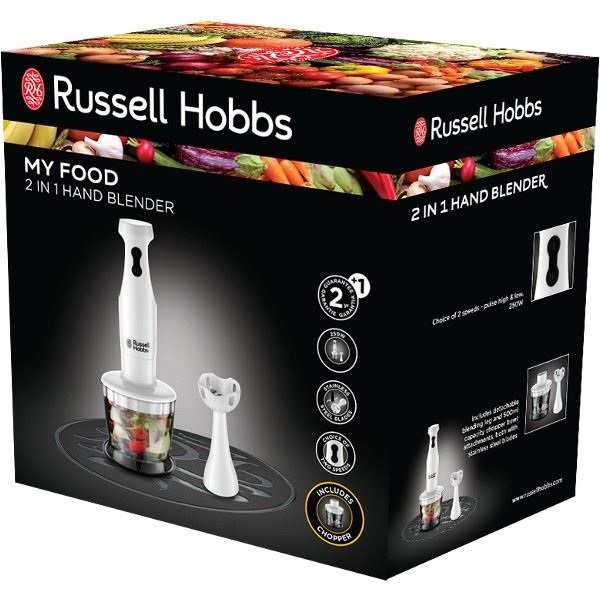 Russell Hobbs 24600-56 My Food 2in1 fehér botmixer szett