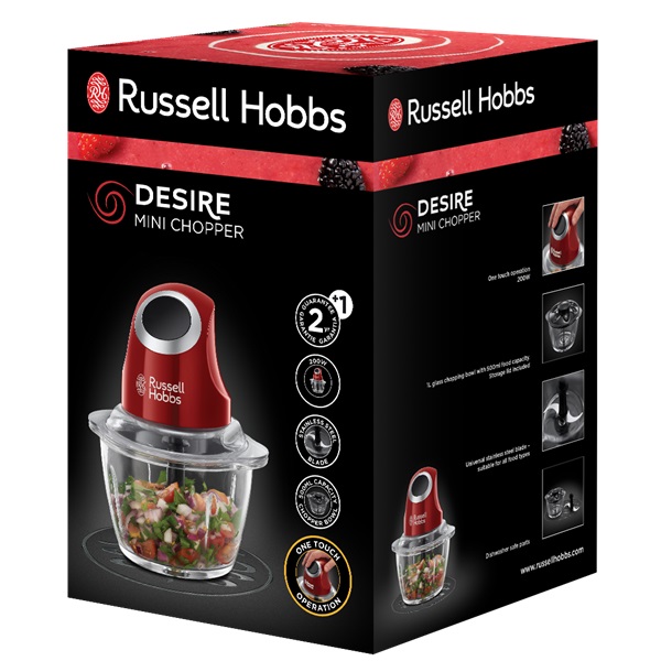 Russell Hobbs 24660-56 Desire 0,5L piros mini aprító