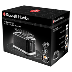 Russell Hobbs 28091-56/RH Structure fekete 2 szeletes kenyérpirító