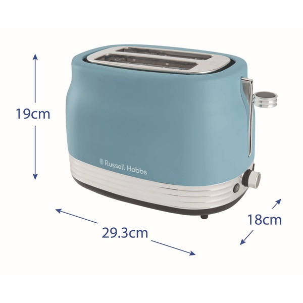 Russell Hobbs 28651-56/RH Hanley Blue kék 2 szeletes kenyérpirító