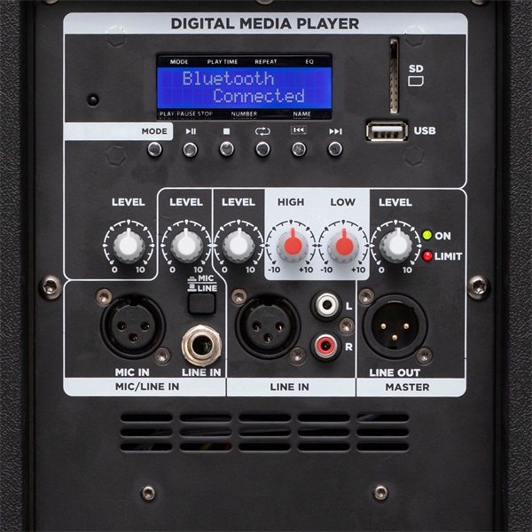 SAL PAP43BT 1200W Bluetooth/USB/SD professzionális hangszóró