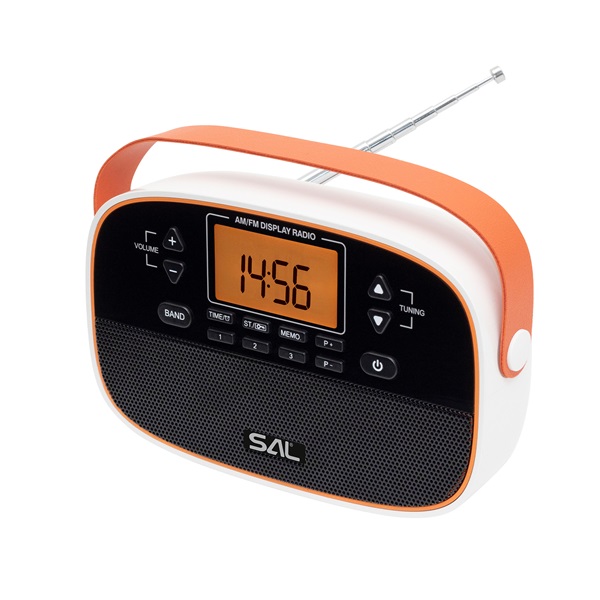 SAL RPR4LCD ébresztőórás táskarádió