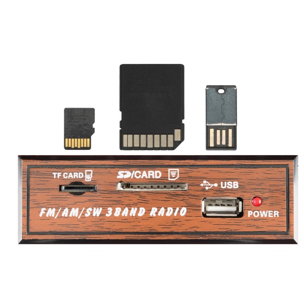 SAL RRT3 USB/SD/microSD/Bluetooth retro táskarádió