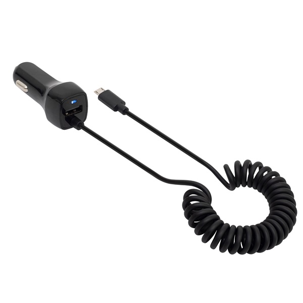 SAL SAU 24MU 2in1 USB-A + microUSB autós töltő