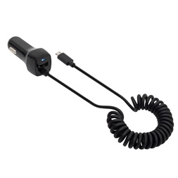 SAL SAU 24MU 2in1 USB-A + microUSB autós töltő