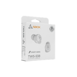 SBOX EARBUDS EB-TWS538 True Wireless Bluetooth fehér fülhallgató