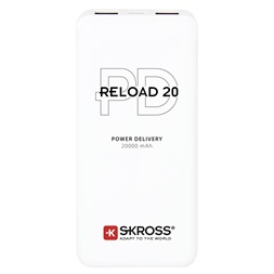 SKROSS Reload20 PD 20000mAh USB/microUSB kábellel két kimenettel power bank