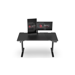 SPC Gear GD700E fekete motorosan állítható gamer asztal