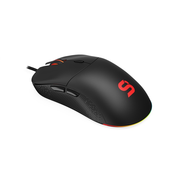 SPC Gear GEM fekete gamer egér